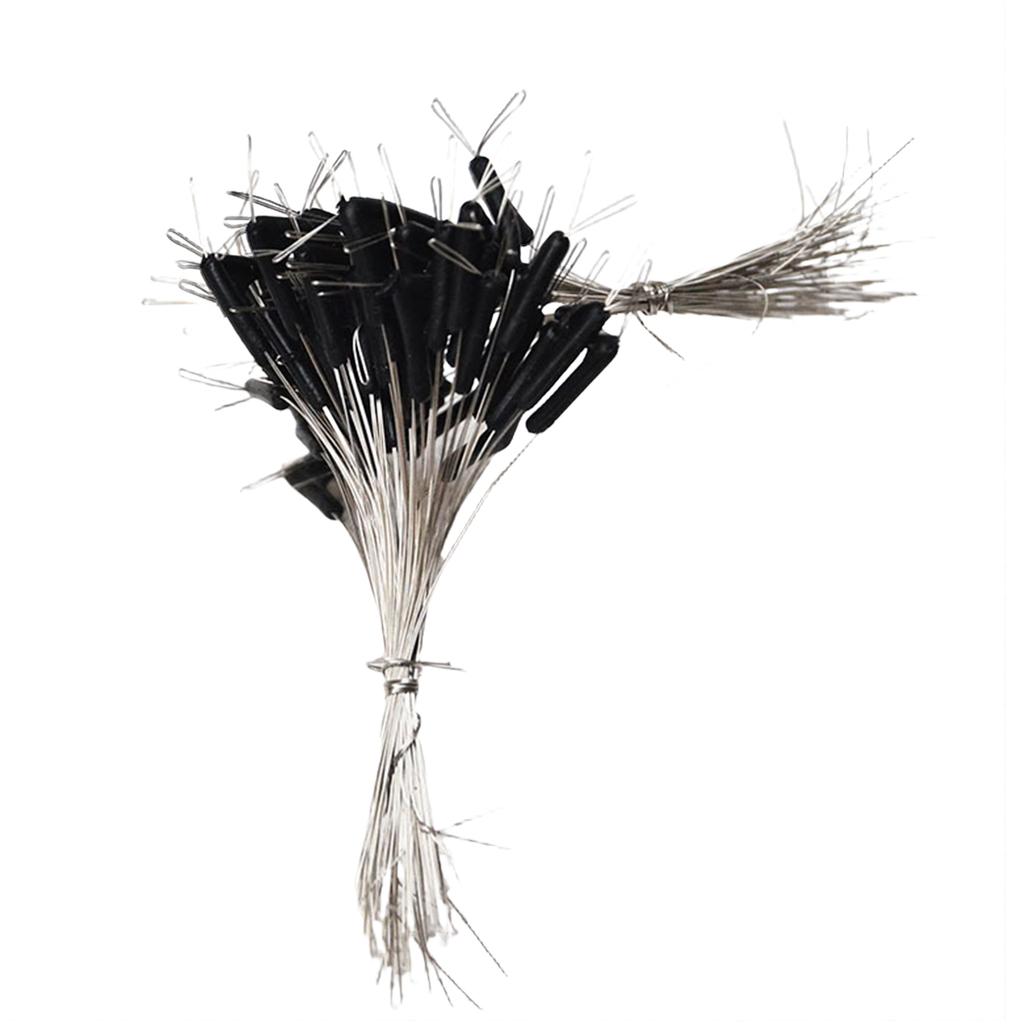 100 шт. Рыболовные разветвители для поводка, Двойные крючки, Устройство-контактор, Стопорки для лески, Вертлюжок для лески, Инструмент для разветвления лески