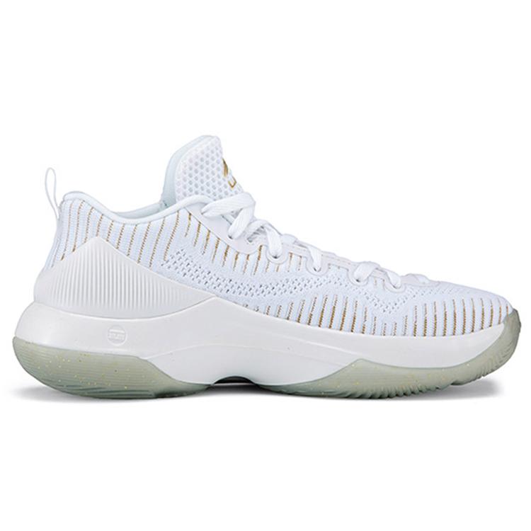 Баскетбольные кроссовки Li Ning YuShuai 11 Мужские Низкие Белый/Золотой ABAM107-W