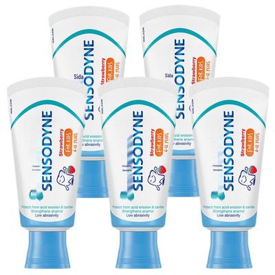 Sensodyne Kids Клубничная зубная паста против кариеса и чувствительности (5-Pack)
