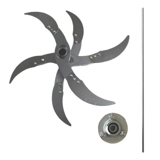 Лезвия из нержавеющей стали для газонокосилки с регулируемым диаметром, сменный комплект из нержавеющей стали, острый измельчитель овощей