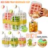 Форма для льда с крышкой, форма для приготовления льда с контейнером, многоразовая летняя форма для приготовления льда для виски, коктейлей, аксессуары для домашнего бара