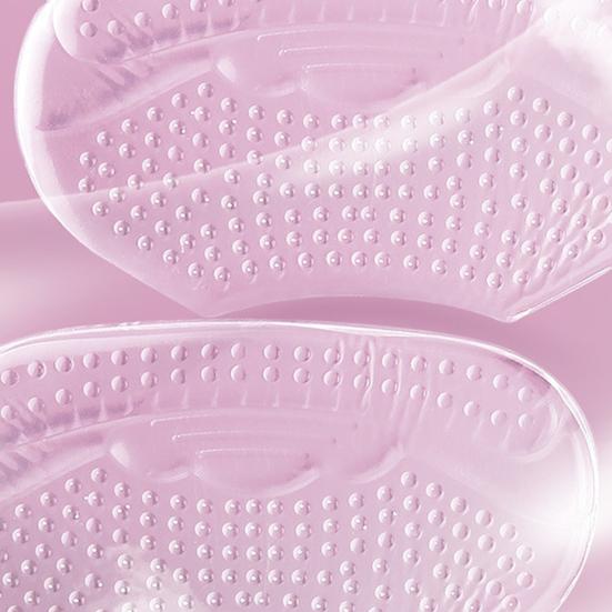 Yousheng 1 Pair Gel Heel Pad Self-adhesive Non-slip Foot Pain Relief Blister Prevention Men Women Loose Shoes High Heel Grip Cushion Liner Insert Shoe