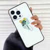 Purple Background Pattern Phone Case For iPhone 16 15 14 13 11 12 17 Pro Max mini 15 16 Plus 16e 17 Air Cover Fundas