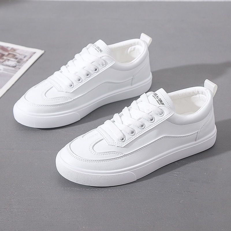 Женские белые туфли Новые студенческие универсальные плоские тонкие летние туфли Женские модные туфли Xuan Ya Single