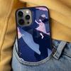 Летающий Кит Магический Мягкий Чехол для Телефона для iPhone 17 Air 16e Pro max 15 Pro 13 14 Plus 11 12 MagSafe Магнитный Чехол