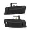 2pcs Exterior Outer Door Handle 80607‑CD00B Black Replacement for Nissan 350Z 2003‑2009