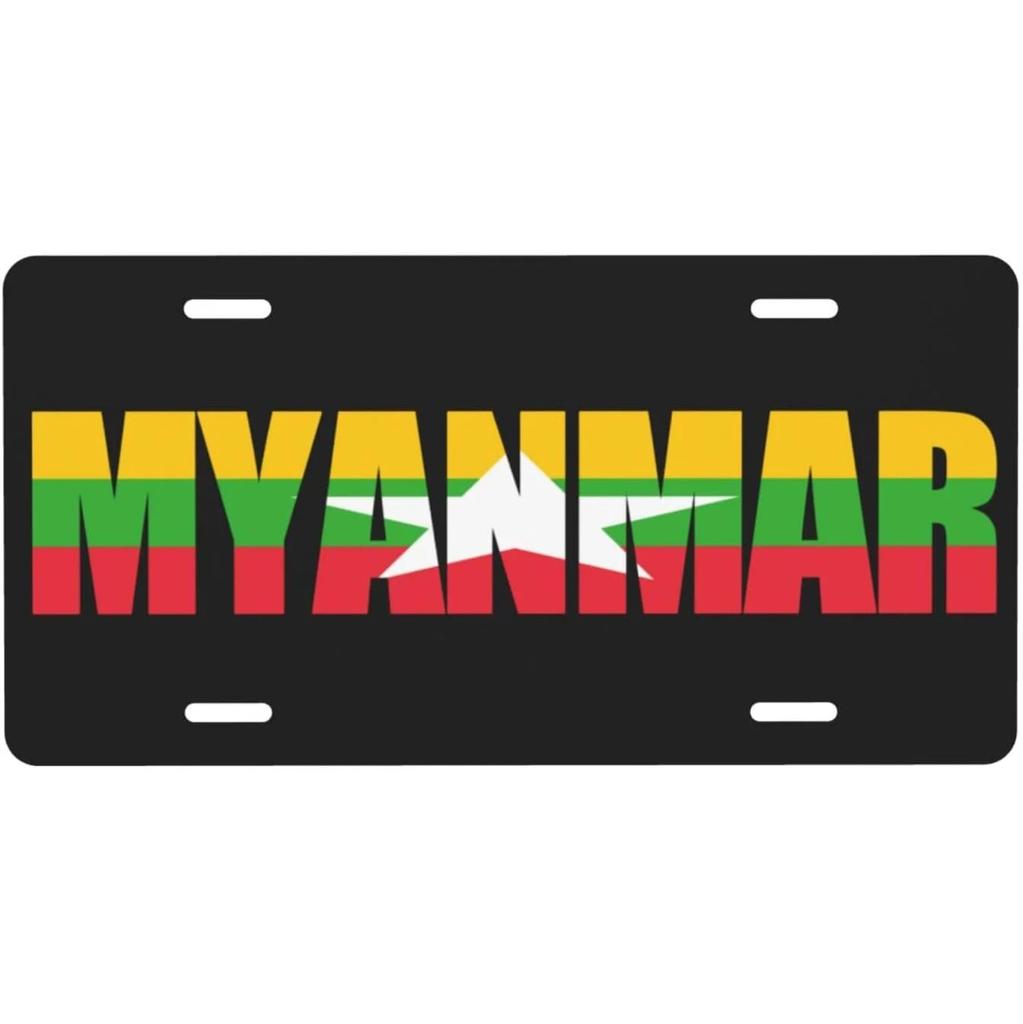 Vintage Plaque America Mexico Poland Ireland National Flags License Plates Metal Tin Signs Garage Bar Pubs Clubs Home Wall Decor