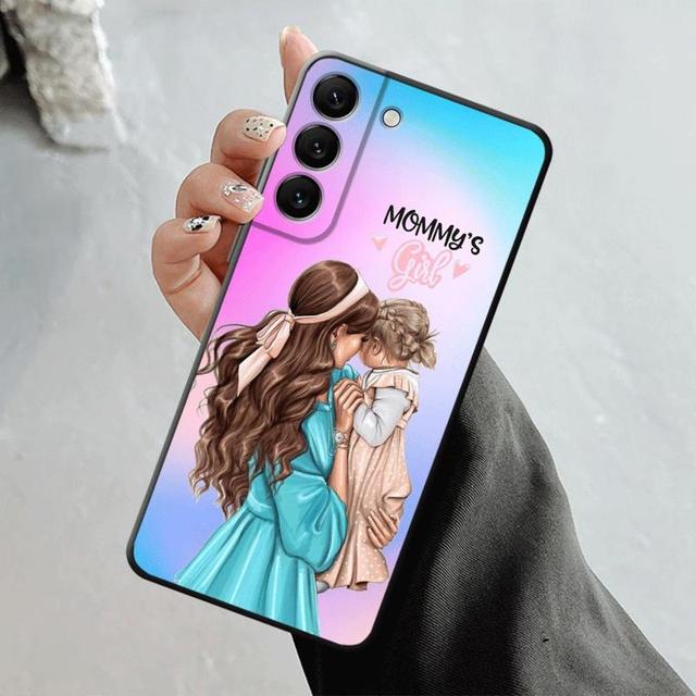 Shell For Samsung Galaxy S23 S22 S21 S20 Fe Ultra S10 S9 S8 Plus Note 20ultra 10plus Case Cover Super Mom Baby Girl Boy