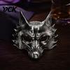 Wolf Mask for Halloween Black Gold Mask, 3D PU Foam Mardi Gras Party Soft Cosplay Headgear Prop, Lightweight Masquerade Headpiece, Adjustable
