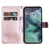 Кожаный чехол-кошелек для Motorola Moto G35 5G с ремешком, однотонная обложка-подставка для телефона