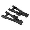 2Pcs Front Rear Lower Swing Arms Aluminum Alloy Lower Suspension Arm for JLB 1 10 Car Truck SeriesBlack