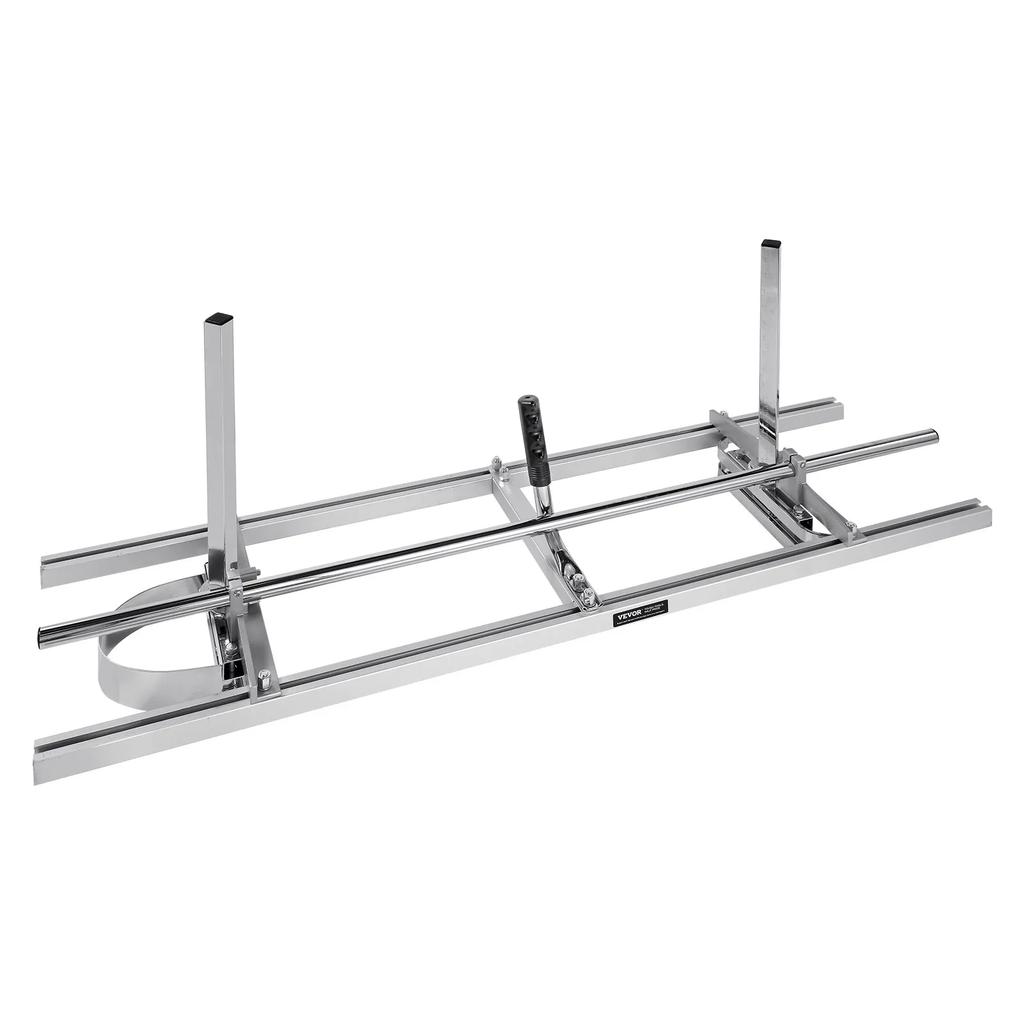 VEVOR Chainsaw Mill, Portable Sawmill 36 cm-122 cm Guide Bar, Galvanized Steel Chainsaw Planking Mill with 0.5 cm-30 cm Cutting Thickness