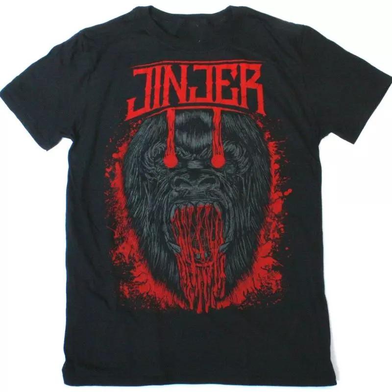 Музыкальная футболка Jinjer For Lovers Черная хлопковая футболка Полный размер Унисекс
