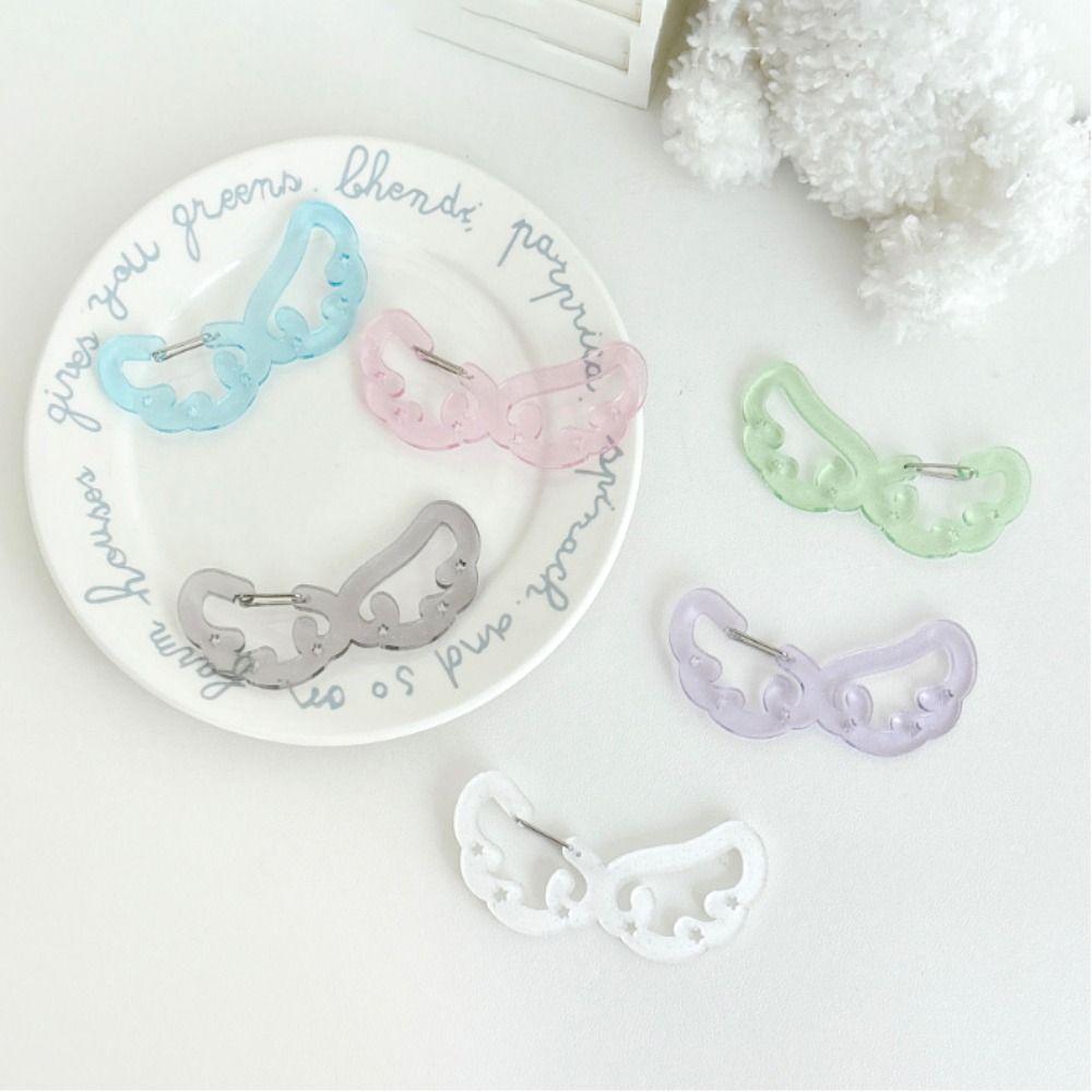 Карабин-брелок конфетного цвета, акриловый брелок-подвеска, новый кулон для рюкзака