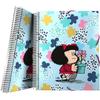Classeur À Pochettes - GRAFOPLÁS - Mafalda Lively - A4 - Couverture Souple - 30 Pochettes PVC