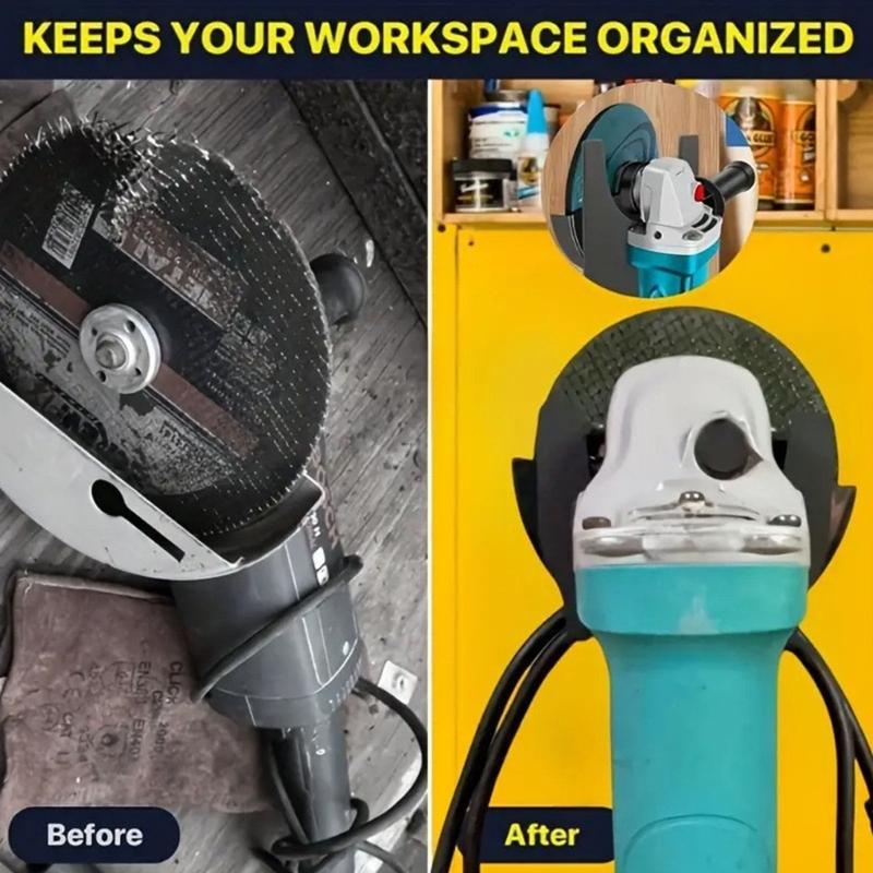 4PCS Steel Angle Machine Wall Mounts For Safe Storage Of Cutting And Polishing Equipment