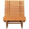 Liege 2 Person 2 pcs Brown 154 x 60 x 74 cm Solid Acacia Wood