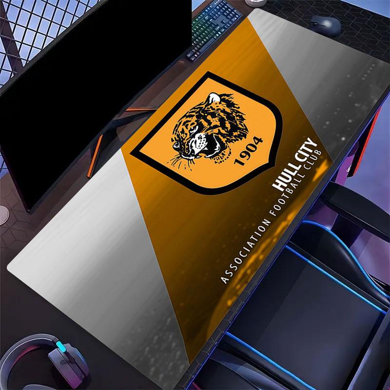 Hull City Mouse Pad, Large Gaming Desk Mat, Non-slip XXL Mousepad for Laptop & Tablet, Mini PC Playmat with Stitched Edges
