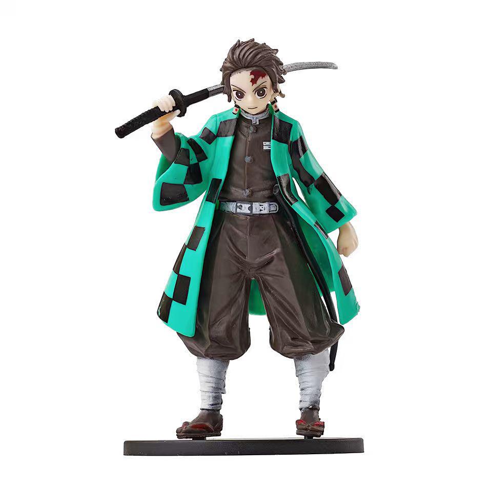 Аниме 16 см Клинок, рассекающий демонов Kimetsu No Yaiba Фигурка Камадо Танджиро Фигурка Актёра Агацума Зеницу Незуко Воин ПВХ Модель Игрушки ААА