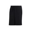 All Season French Terry Shorts With Solid Color Logo Men Shorts Black IC9756