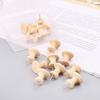 15Pcs Nautral Cork Wooden Pushpins Thumbtack Board Pins Drawing Photo Wall Studs Office School