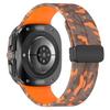Камуфляжный ремешок для Samsung Galaxy Watch Ultra 47 мм, силиконовый магнитный браслет для Galaxy Watch 7 Ultra, сменный ремешок для часов