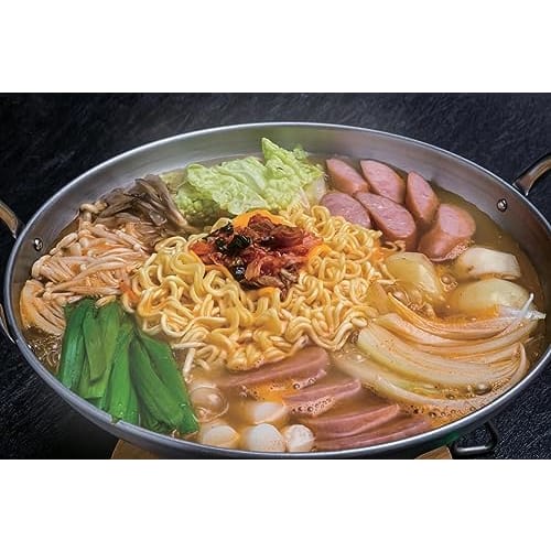 PEARL METAL Budae Jjigae Pot, Tabletop Pot, 27cm, Induction Compatible, Stainless Steel, Ramen, Hanmi-ya HC-77