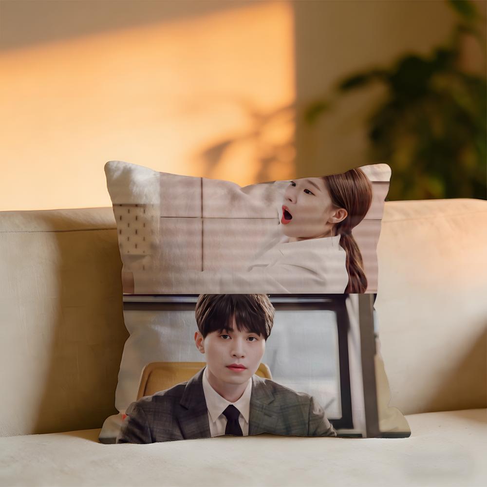 Touch Your Heart Cushion Cover Cozy Velvet Throw PillowSoft Warm Cushion For Sofa Bed
