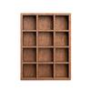 Variety Grids Mini Jewelry Holder Brown Dollhouse Shelf NEW Miniature Trinket Shelf  Ornaments