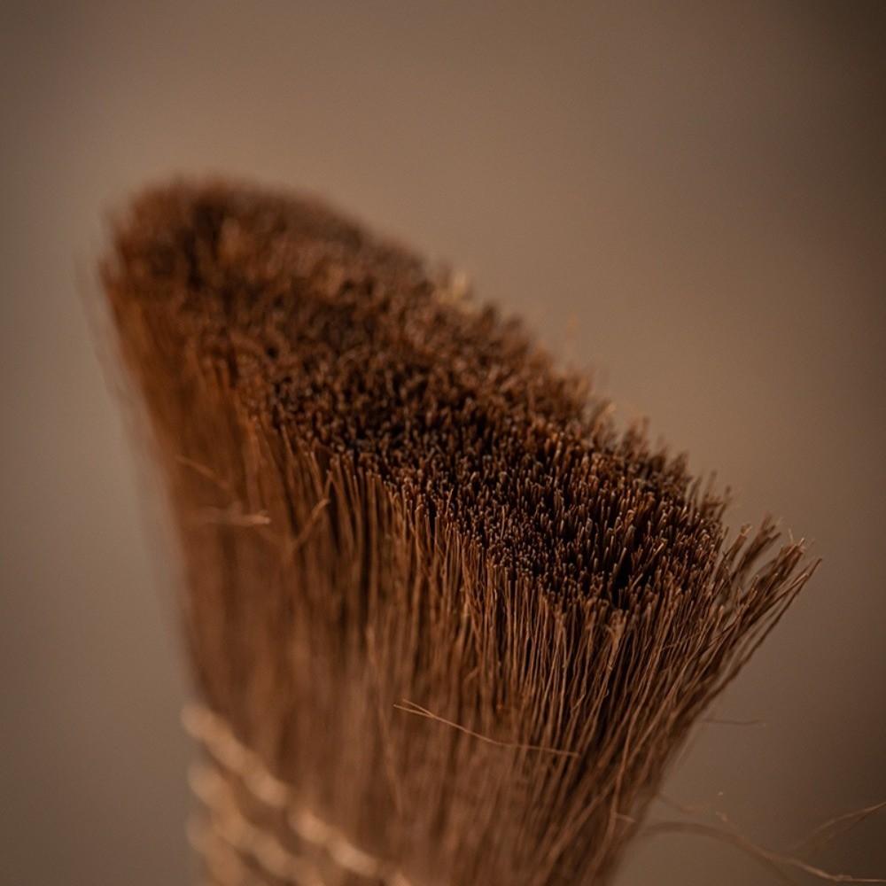 Handmade Palm Hair Brush Traditional Mini Whisk Broom Durable Tea Ware Scrubber Tea Accessories