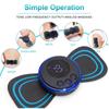 EMS Electric Neck Massager 8 Mode 19 Gears Tens Pulsed Therapy Instrument Portable Cervical Spine Massage Back Massage Muscle Stimulator Pain Relief