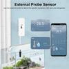 Tuya WiFi/ Zigbee Датчик температуры и влажности с внешним зондом для приложения Smart Life, Alexa, Google Assistant для морозильной камеры, аквариума