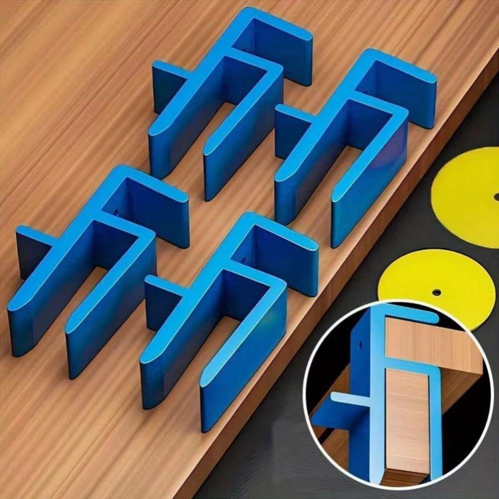 Пластиковый набор шаблонов для закрывания шкафа Синие/Черные шаблоны Зажим для фиксации закрытия Столярные работы