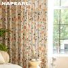 1 шт. NAPEARL персиковые фруктовые занавески с мультяшным принтом для балкона, спальни, гостиной, оконные шторы, украшение для дома