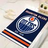 1Pc Edmonton Oilers Emblem Rug, Office Carpet Indoor Outdoor Doormat, Non-Slip Soft, Living Room, Christmas Halloween Gift. M928587