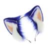 Blue Animal Ear Headband Halloween Lolita Maid Hairhoop Role Playing Hairdband Costume Accessories Cosplay Headpiece