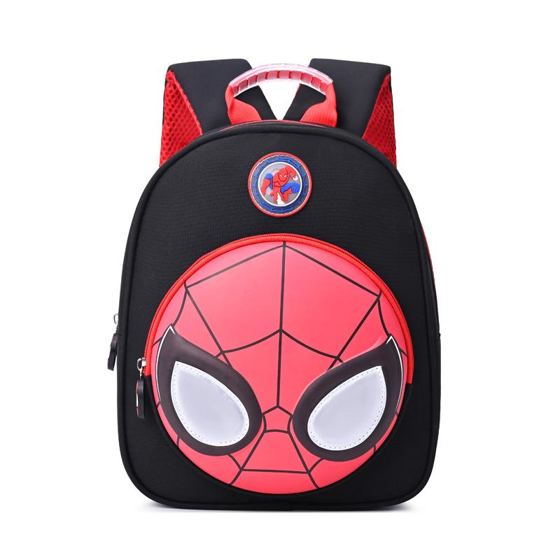 Cool Handsome Little Boy Backpack Cartoon Animation Kindergarten Baby Schoolbag Children'S Backpack