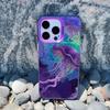 Модный Романтичный Цветок Ирис Морской Чехол Для Телефона Для iPhone 16 15 Pro Max 14 Pro Max Plus 11 13 Mini 12 Pro Max Цветочные Лазерные Чехлы