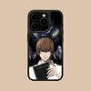 Чехол для мобильного телефона Death Note Кира Лайт для iPhone 17 16 15 14 13 12 11 Air Pro Max Plus Матовая поверхность Цветная крышка Чехол