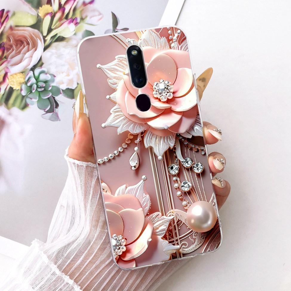 Clear Casing For Oppo F11Pro CPH1969 CPH2209 CPH1987 Phone Case For Oppo F11 Pro Cover Fashion Butterfly Funny Cute Painted