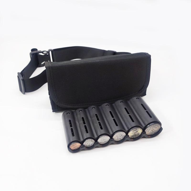 USD Coin Tube 600D Oxford Cloth Fanny Pack – Wallet Storage & Change Bag