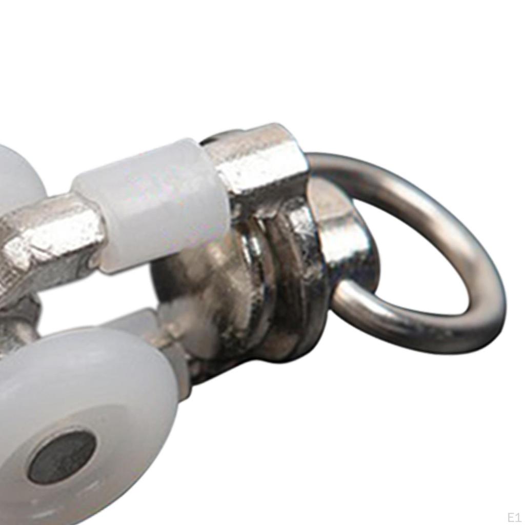 10 шт. Скользящие ролики для карниза Направляющая Шкив Колесики для штор Скользящий ролик для