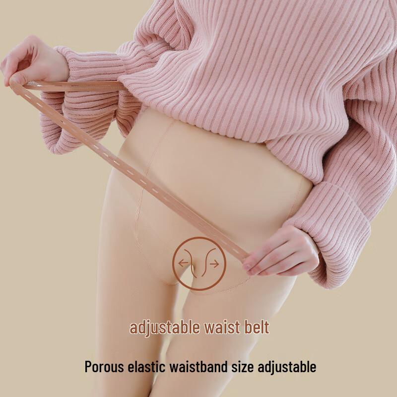 LANSWE Леггинсы для беременных с флисовой подкладкой и регулируемой поддержкой