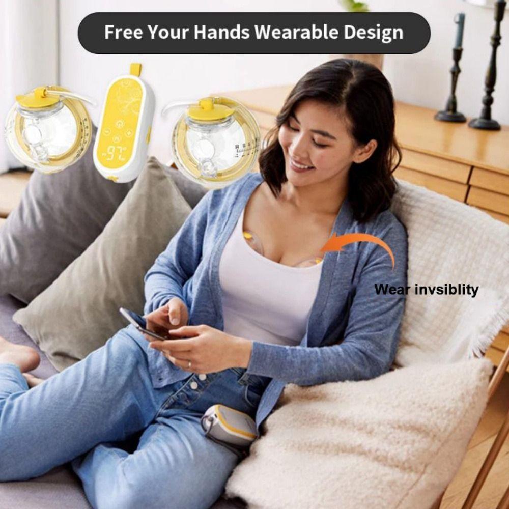 Электрический молокоотсос 21/28/24 мм, 2 цвета, интегрированная доильная машина