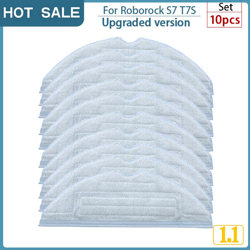 Mop Cloth Roborock S7 MaxV Ultra / S7 Accessories robot Vacuum Cleaner washable Cleaning Disposable Rag Replacement Parts