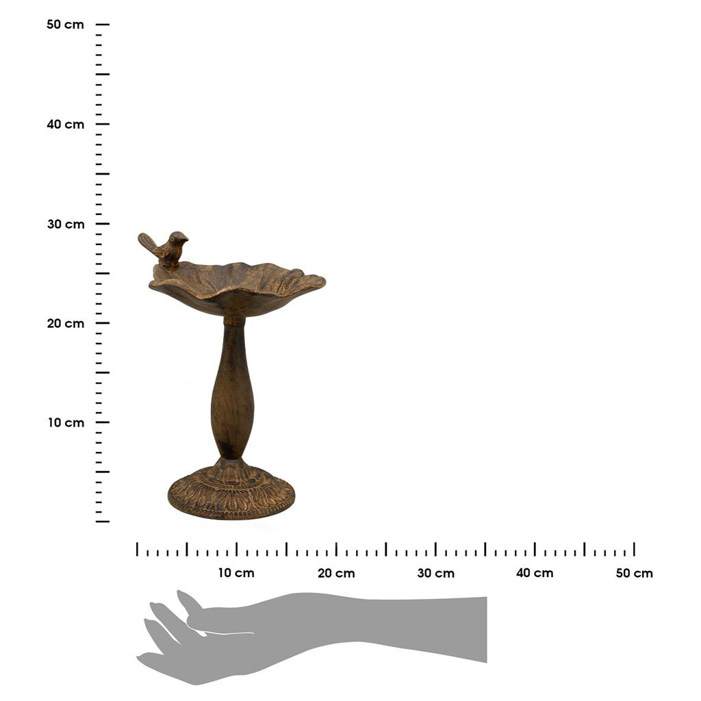 Cast Iron Water Bottle with Bird H23