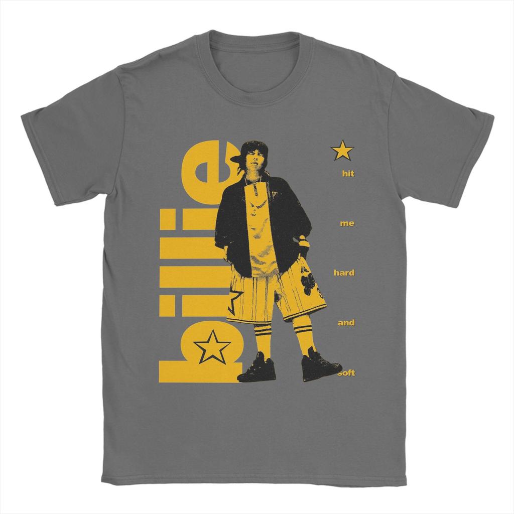 Billies Hit Me Hard And Soft Men T Shirts Novelty Tees Short Sleeve Crewneck TShirt Pure Cotton Printed Clothing