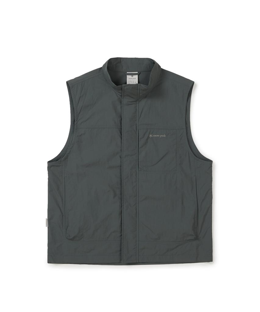 Жилет Snowpeak Apparel Taslan с воротником-стойкой (S26Mmlve50) Городская зелень