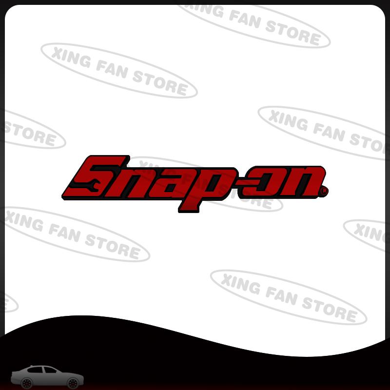 Auto Styling Snap On Tools Box Toolkit Metal Grille Emblem Car Rear Trunk Badge Decal Body Sticker Auto Universal Accessories