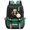 Новый аниме-рюкзак Sailor Moon с USB-подключением для подростков и школьников, мужской и женский, с откидной крышкой.